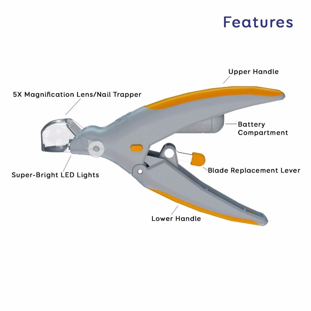 βοΈπΎ LED Pet Nail Trimmer β Safe, Quiet & Easy Clipping for Dogs & Cats!