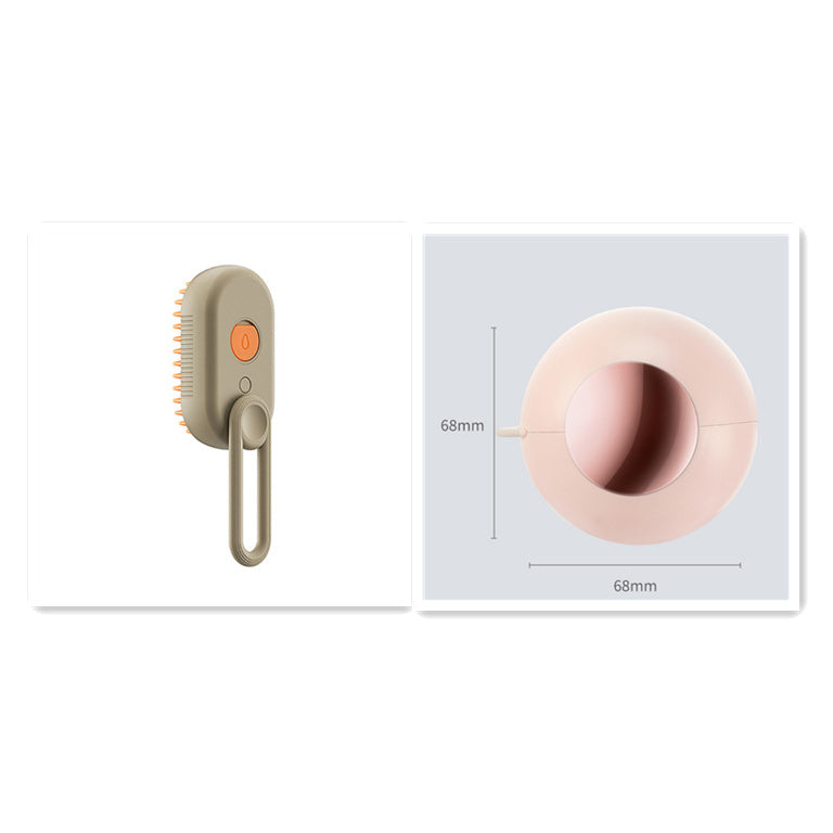 π¨πΎ 3-in-1 Electric Steam Pet Brush β Comb, Detangle & Massage in One!