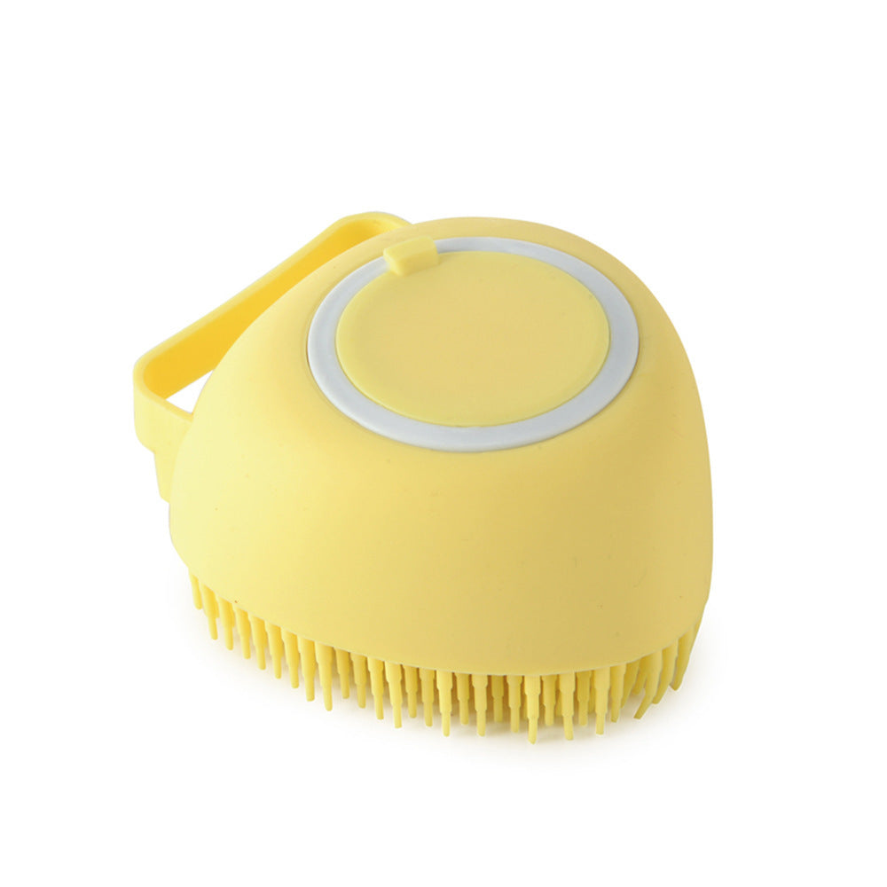 π§΄πΆ 2-in-1 Silicone Pet Bath & Massage Brush β Shampoo Dispenser Built-In!