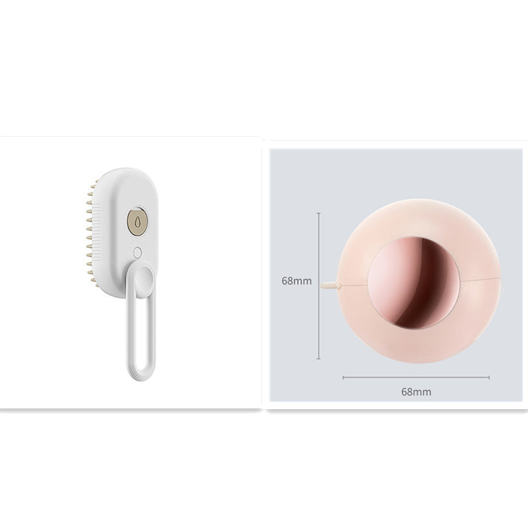 π¨πΎ 3-in-1 Electric Steam Pet Brush β Comb, Detangle & Massage in One!