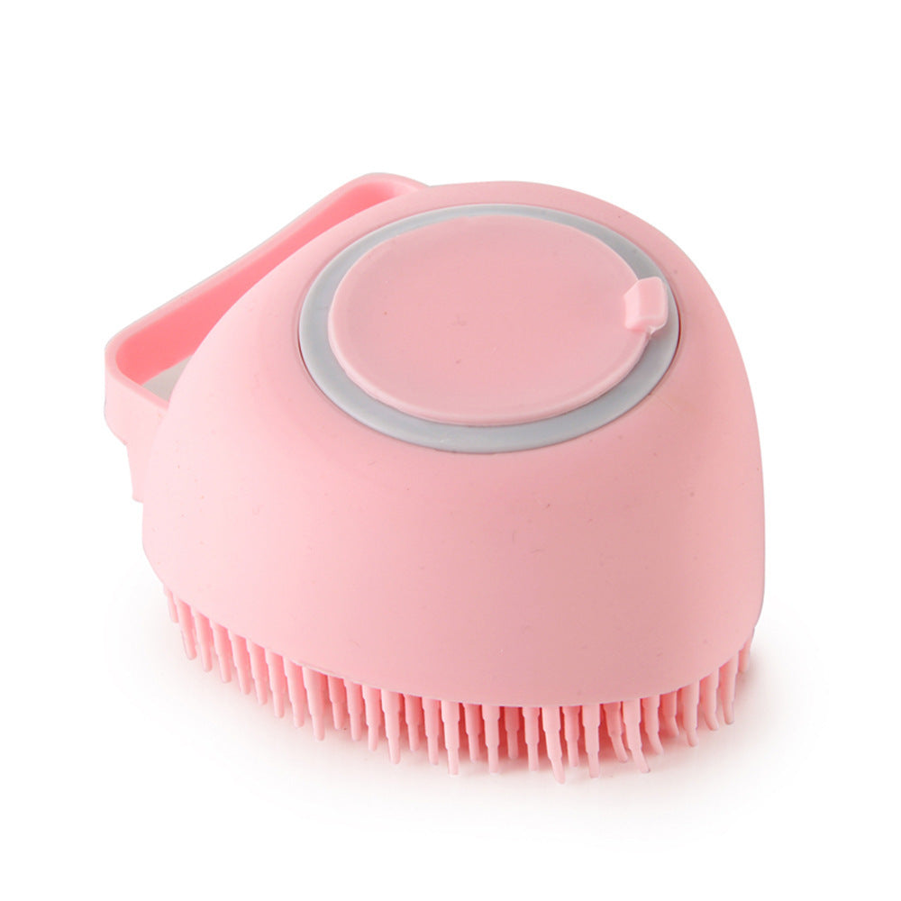 π§΄πΆ 2-in-1 Silicone Pet Bath & Massage Brush β Shampoo Dispenser Built-In!