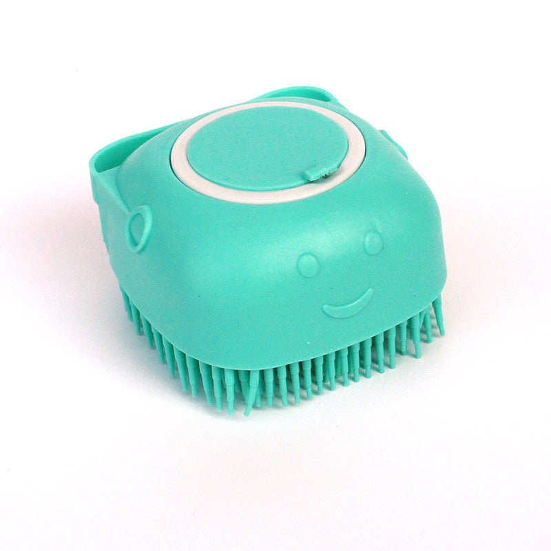 π§΄πΆ 2-in-1 Silicone Pet Bath & Massage Brush β Shampoo Dispenser Built-In!