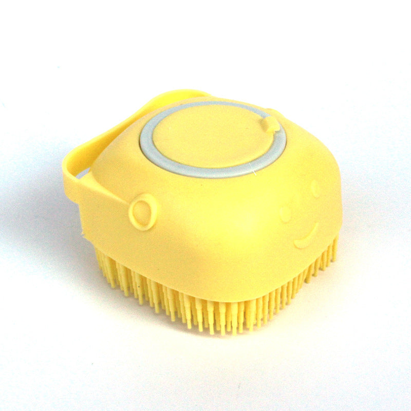 π§΄πΆ 2-in-1 Silicone Pet Bath & Massage Brush β Shampoo Dispenser Built-In!