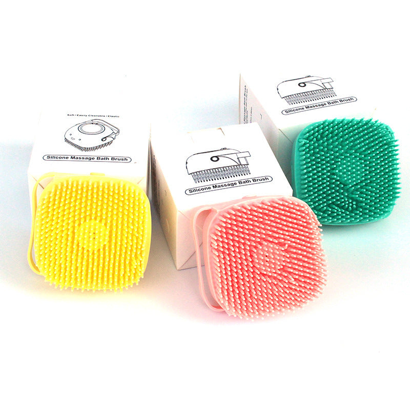 π§΄πΆ 2-in-1 Silicone Pet Bath & Massage Brush β Shampoo Dispenser Built-In!