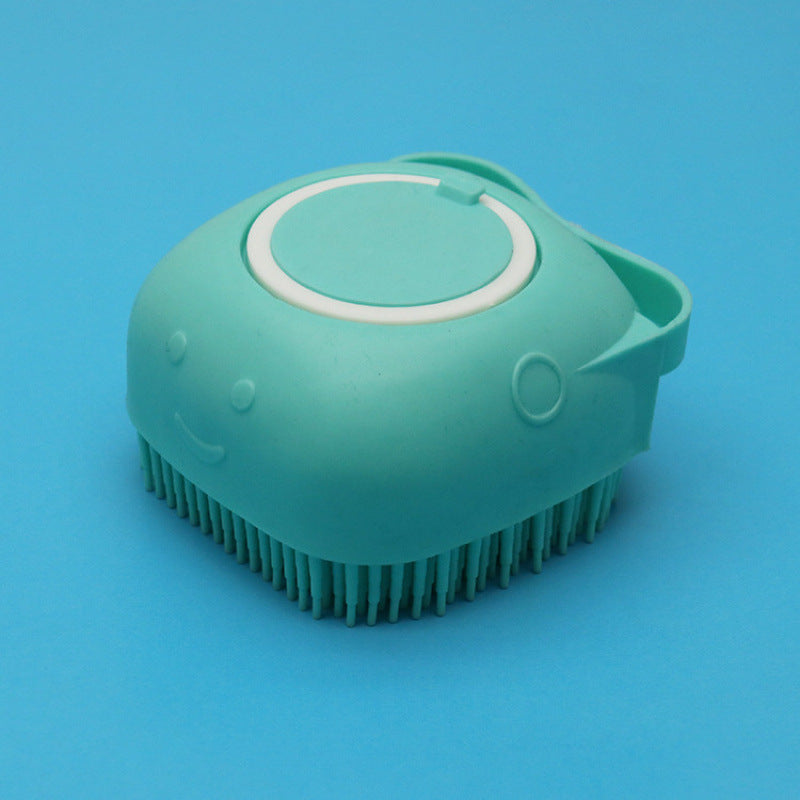 π§΄πΆ 2-in-1 Silicone Pet Bath & Massage Brush β Shampoo Dispenser Built-In!