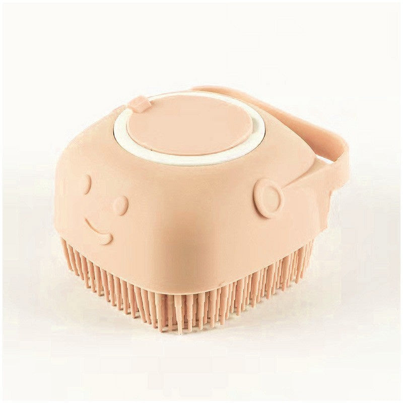 π§΄πΆ 2-in-1 Silicone Pet Bath & Massage Brush β Shampoo Dispenser Built-In!