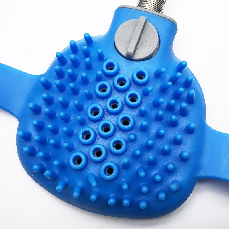 πΏπ Outdoor Pet Shower Bath Brush β Portable 2.5M Hose w/ Adapters!