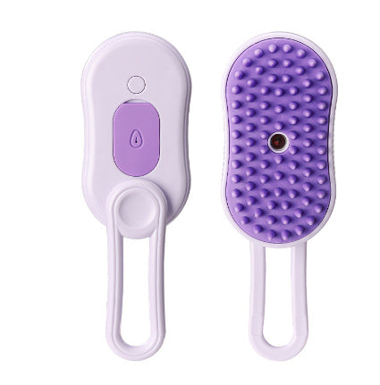 π¨πΎ 3-in-1 Electric Steam Pet Brush β Comb, Detangle & Massage in One!
