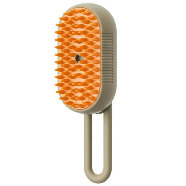 π¨πΎ 3-in-1 Electric Steam Pet Brush β Comb, Detangle & Massage in One!