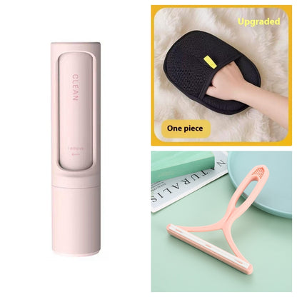 🧼✨ Reusable Pet Hair Remover Brush – Self-Cleaning & Portable!